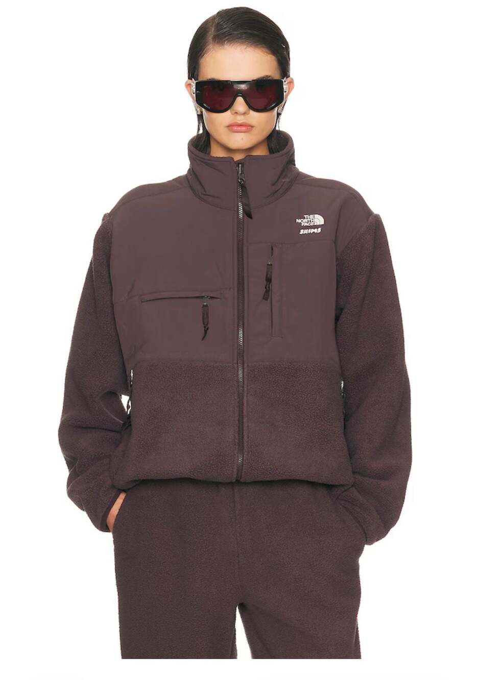 SOLD OUT The North Face x SKIMS Fleece Full-Zip Jacket